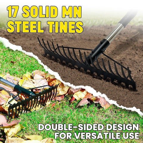 BlumeTrec dual-sided-head enables quick task switching in gardens.