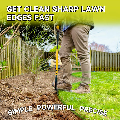 BlumeTrec edger shows an extra-wide footplate providing stable edging control.