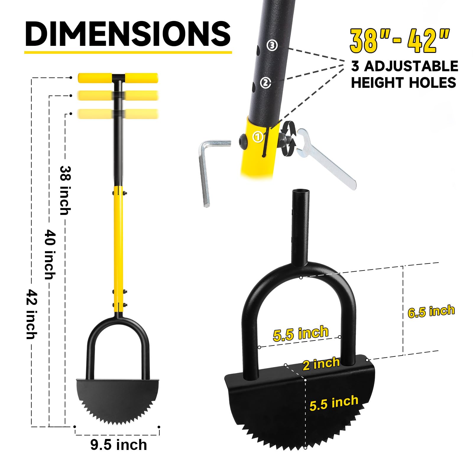 BlumeTrec edger features a saw-tooth manganese steel blade for dense turf cutting.