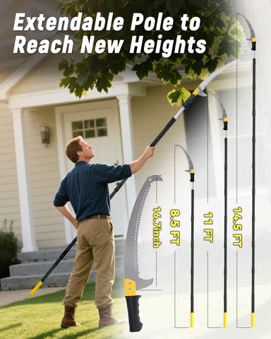 BlumeTrec extendable sections connected for customizable reach.