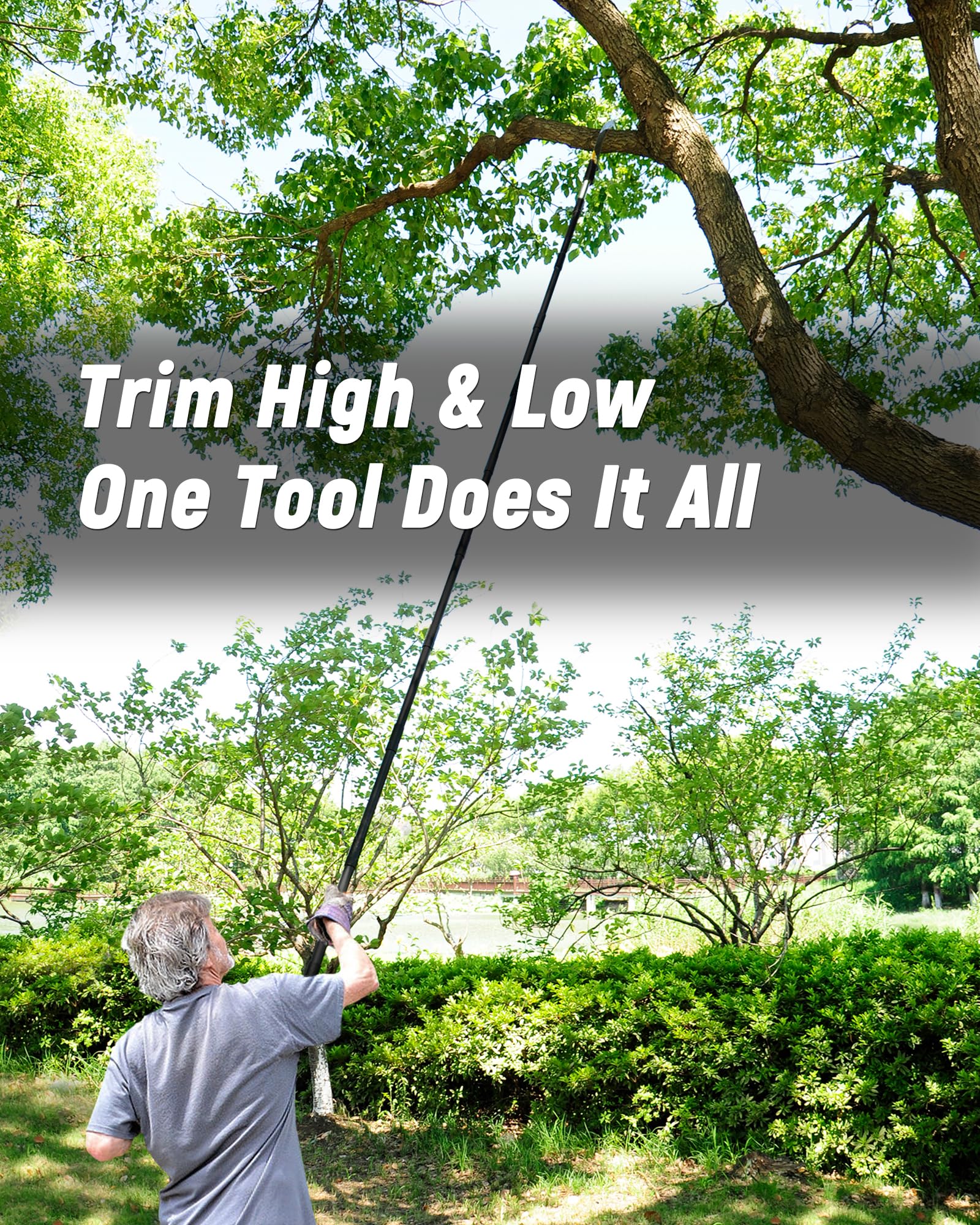 BlumeTrec rust-resistant steel pole demonstrates durability in all weather conditions.