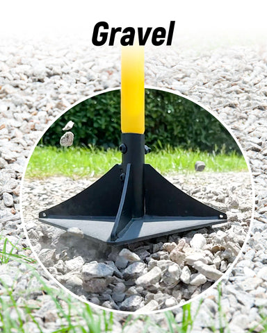 BlumeTrec ergonomic grip supports hands during heavy-duty tamping tasks