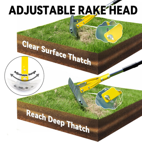 BlumeTrec Thatch Rake easy assembly with included tools