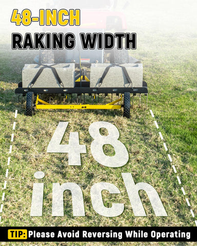 BlumeTrec universal hitch compatibility fits tractors, riders, ATVs, and UTVs