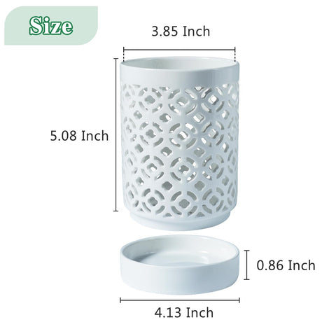 Blumiger Orchid Pot 4inch attached saucer catches excess water for tidy setups.