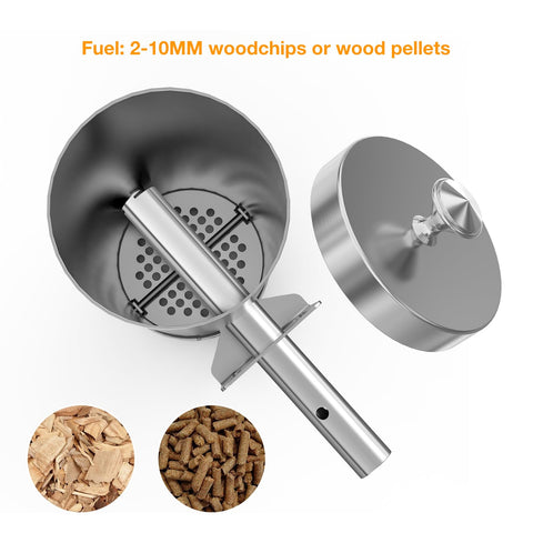 Blumoker adjustable smoke intensity for mild to robust flavors