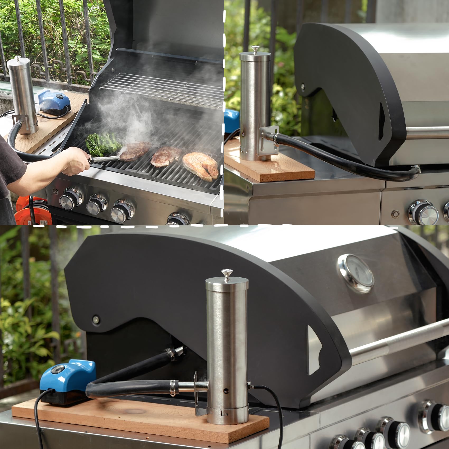 Blumoker outdoor cooking setup for social grilling sessions