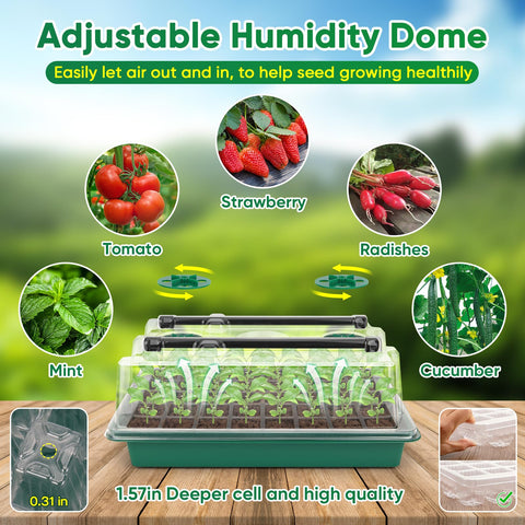 Compact indoor garden kit for flowers and vegetables