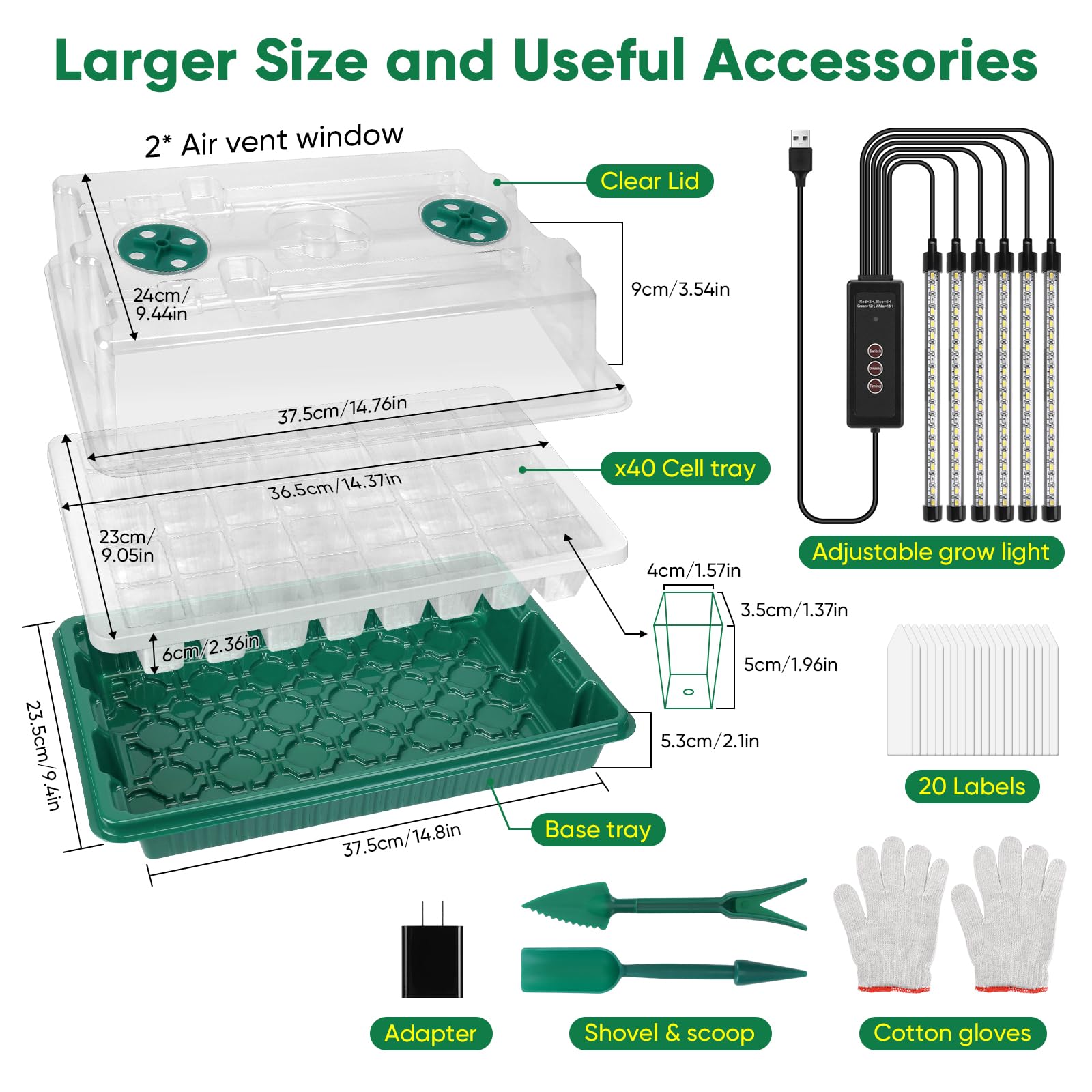 BlumWay seed starter tray promotes deep-rooted seedlings for sturdier transplants