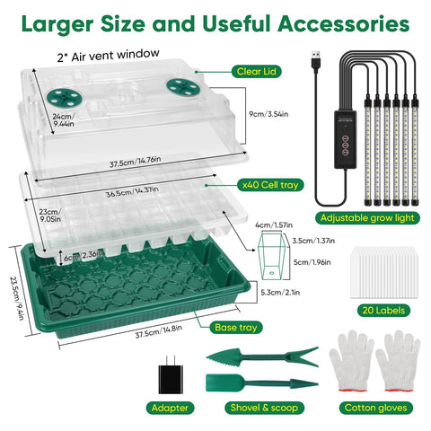 BlumWay seed starter tray promotes deep-rooted seedlings for sturdier transplants