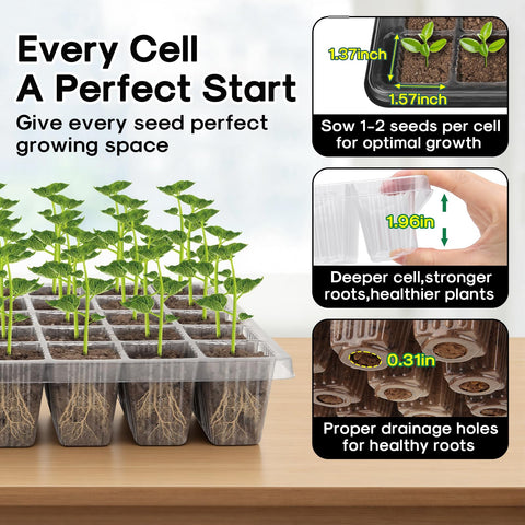 BlumWay two-pack seed starter kit for gardens.