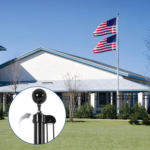 BMFTRRI aluminum flagpole truck for reliable pole support