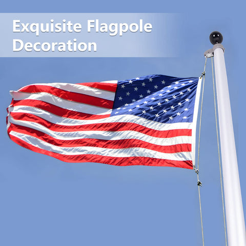 BMFTRRI flagpole topper on a truck pole showcases versatility.