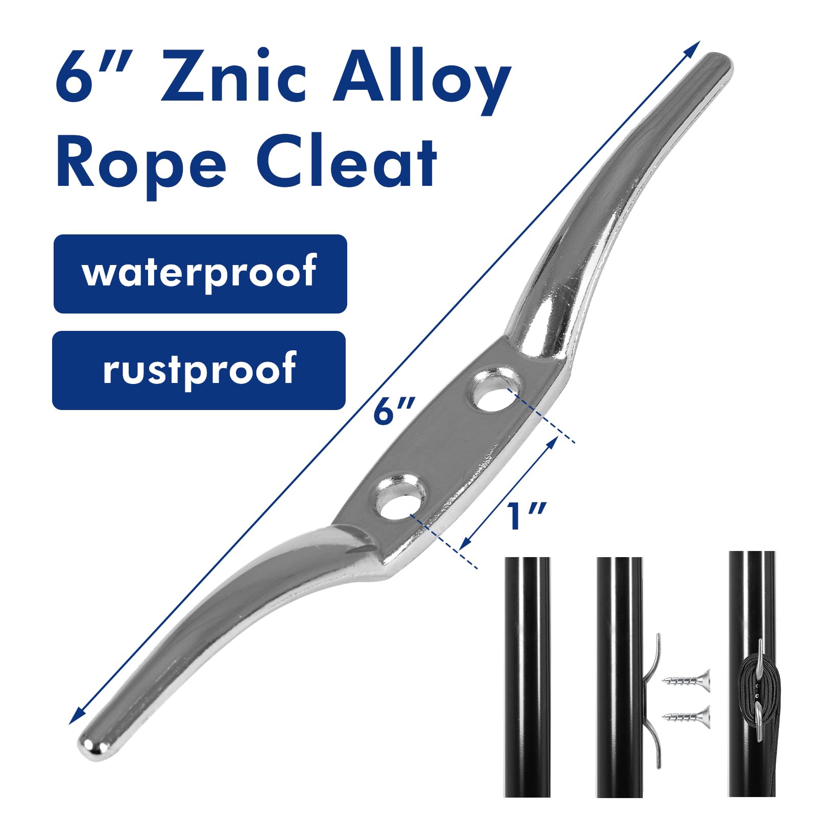 BMFTRRI metal swivel snap clips simplify flag changes