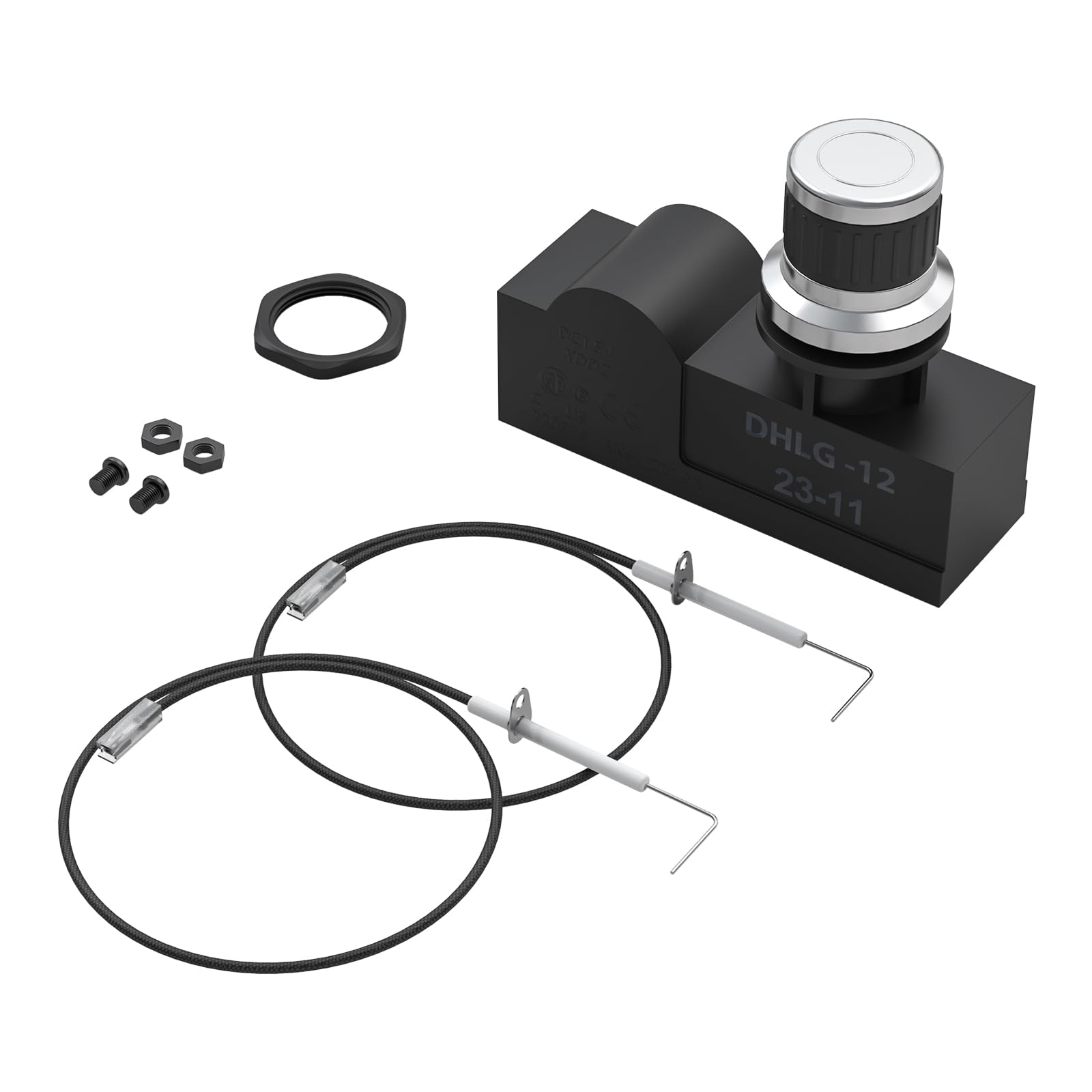 BMMXBI 2-outlet igniter mounted on Blackstone 28-inch grill for quick starts
