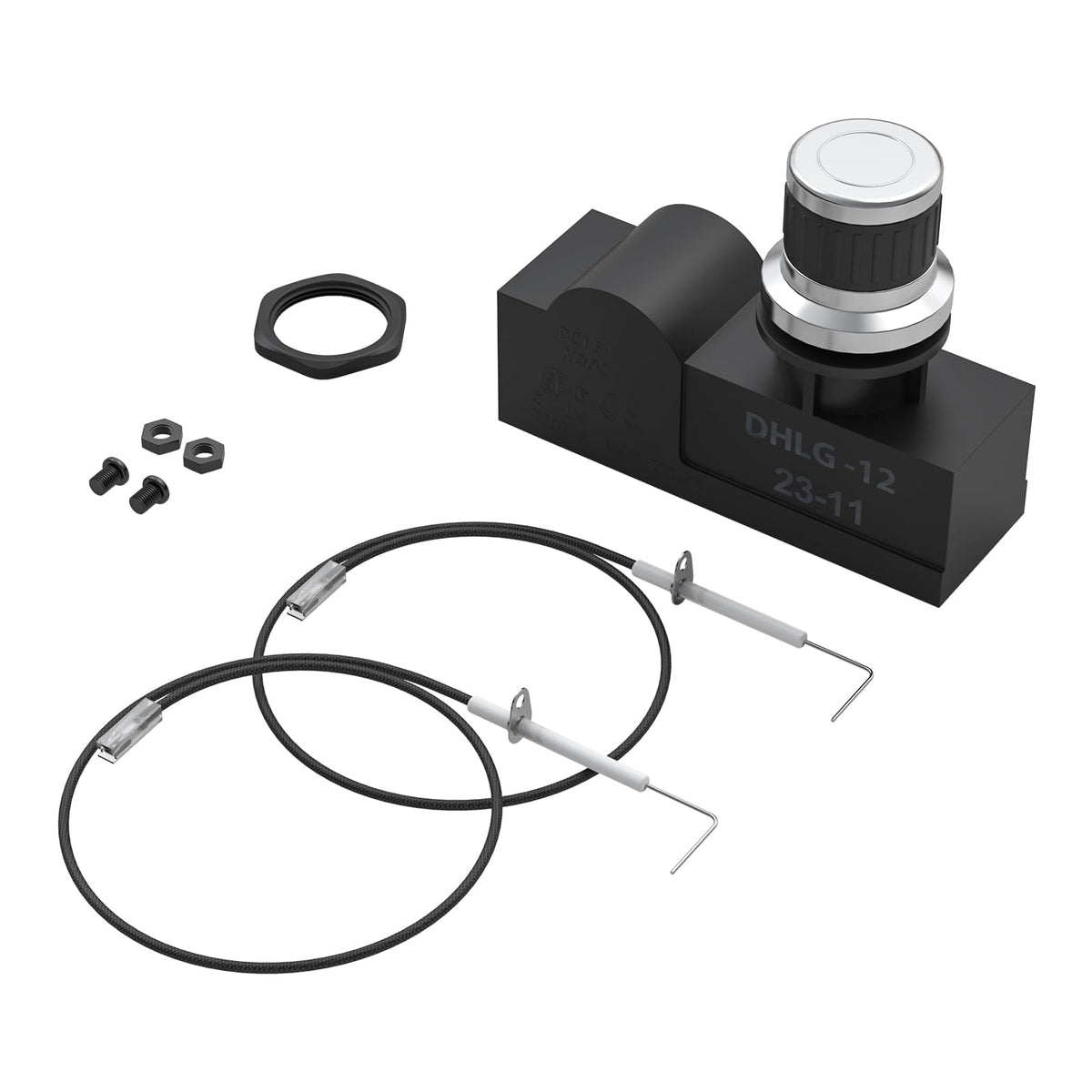 BMMXBI 2-outlet igniter mounted on Blackstone 28-inch grill for quick starts