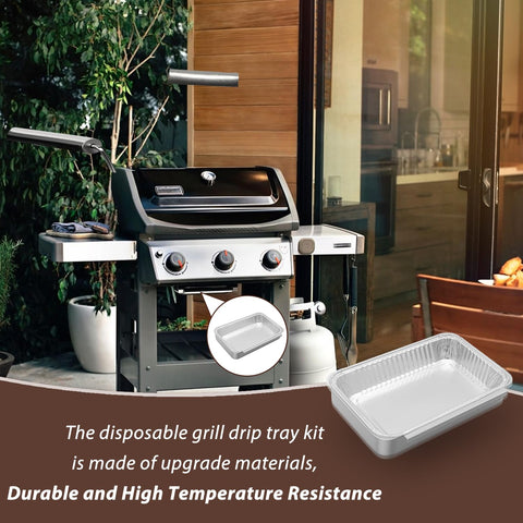 BMMXBI 6415 drip pan liner pack; quick cleanup after grilling.