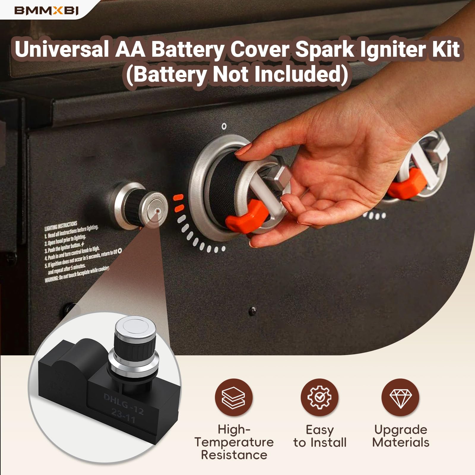 BMMXBI igniter materials engineered for outdoor grilling durability