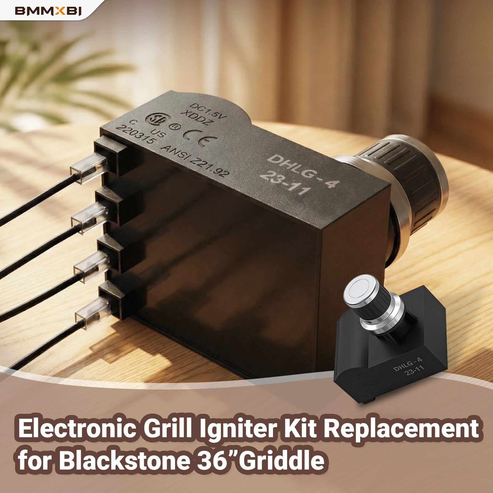 BMMXBI durable igniter parts resist wear during long cooking sessions.