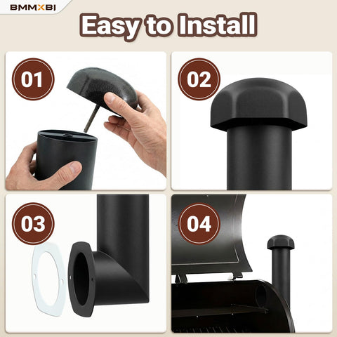 BMMXBI chimney gasket included for secure installation