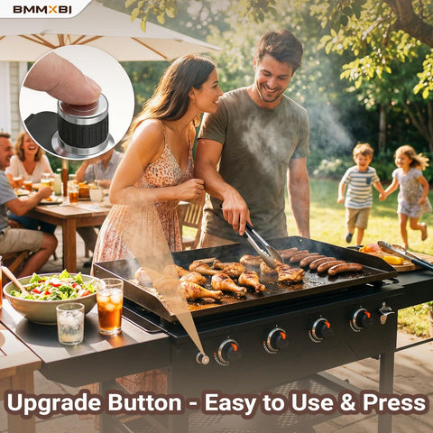 BMMXBI upgraded materials extend the grill's service life.