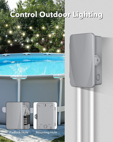BN-LINK 40A rating supports high-power loads like pool pumps and water heaters.