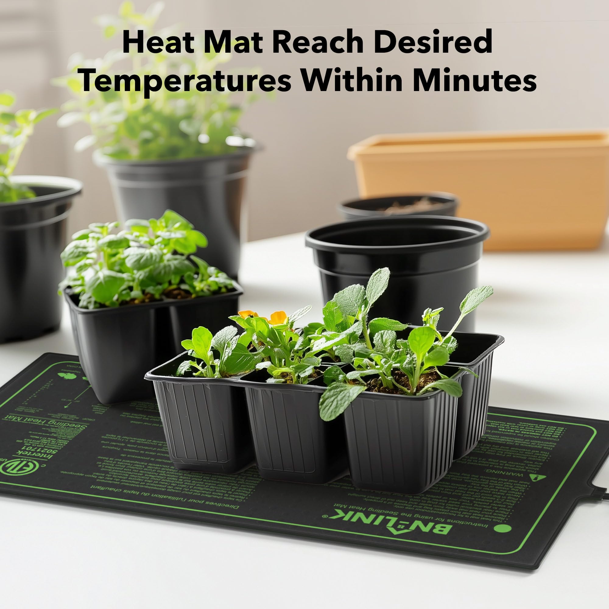 BN-LINK versatile mat supports seed starting, propagation, and indoor gardening.
