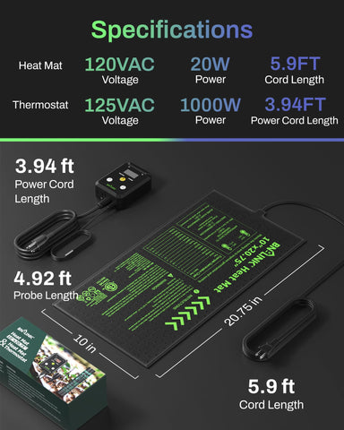 BN-LINK probe and cord setup for precise temperature control