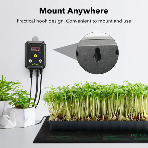 BN-LINK temperature probe extends for seed germination and heat mat setups.