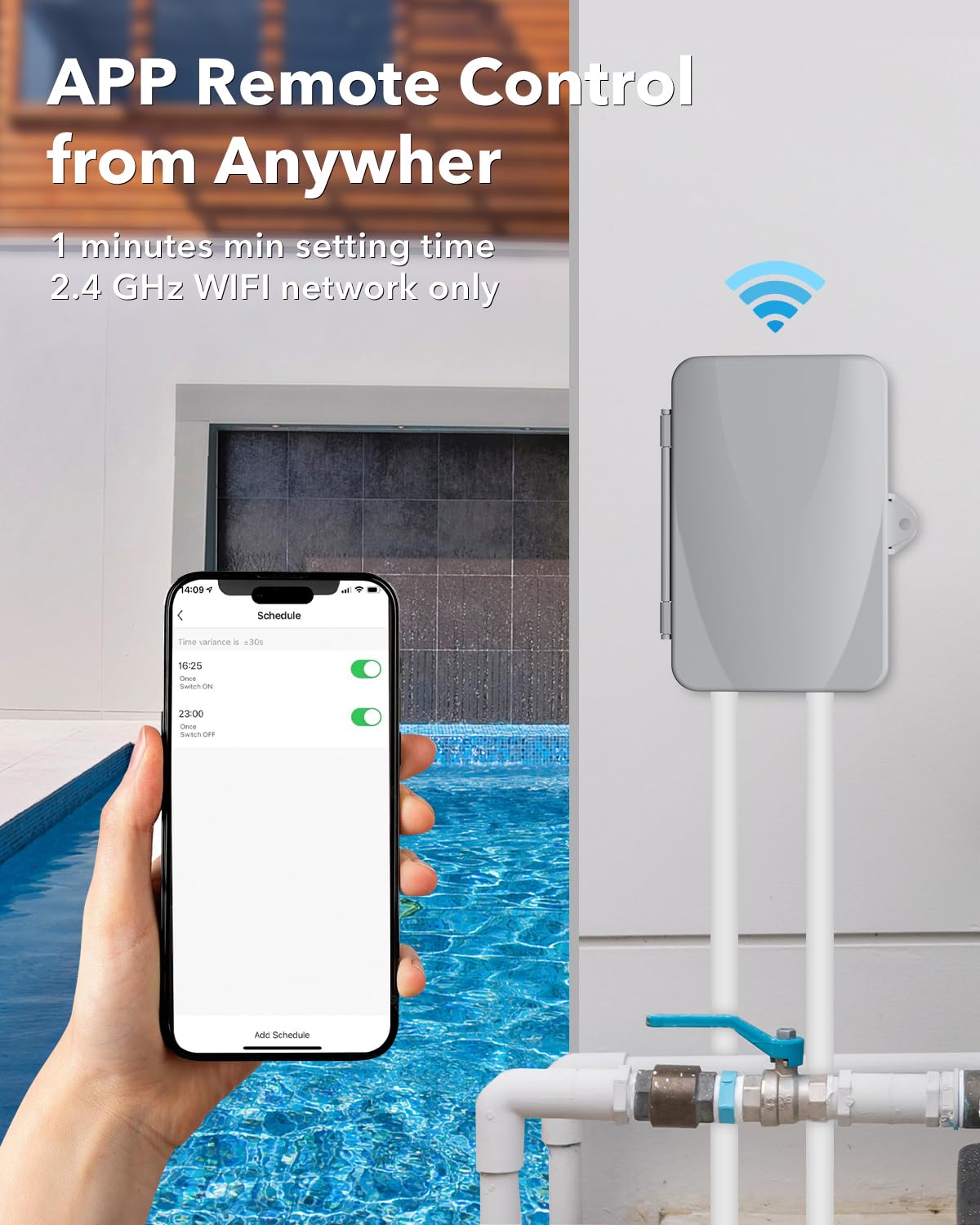 BN-LINK weatherproof shell guards electronics through temperature swings and rain exposure.