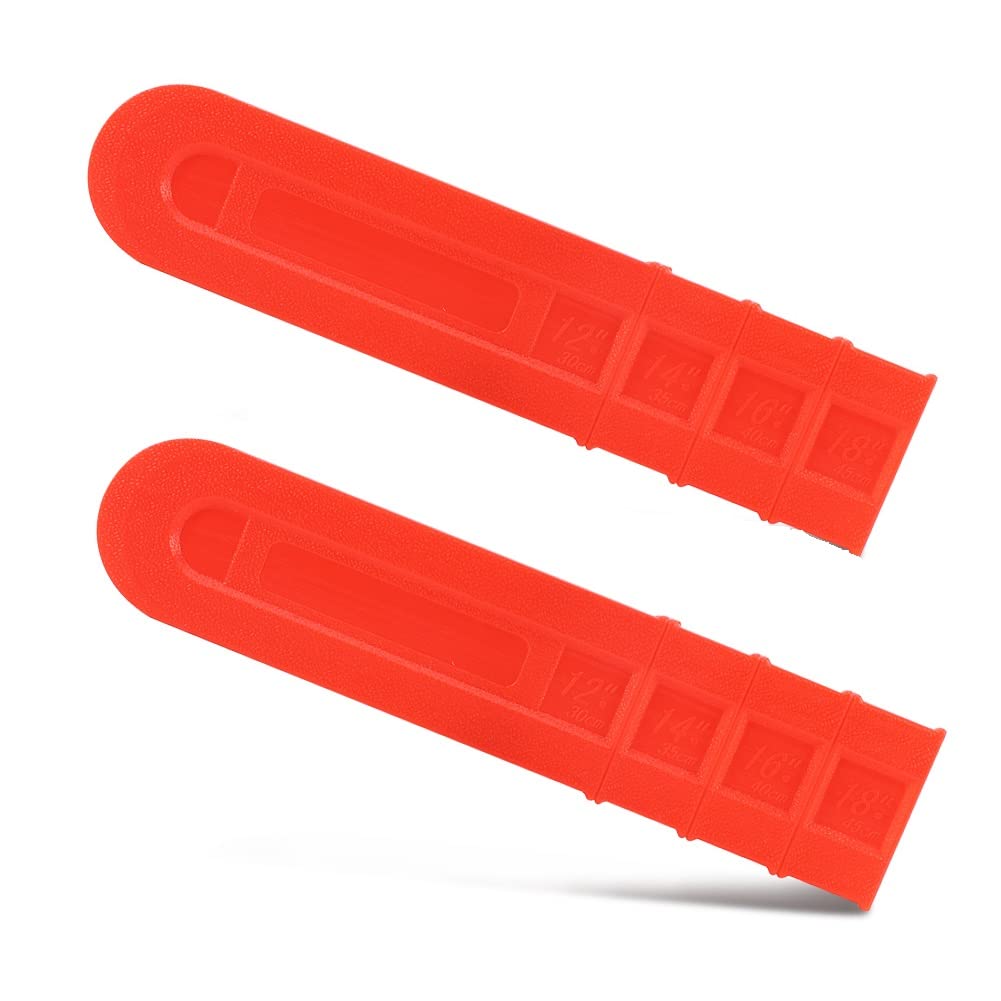BNYTXV chainsaw bar cover 18inch protects blades during storage and transport.