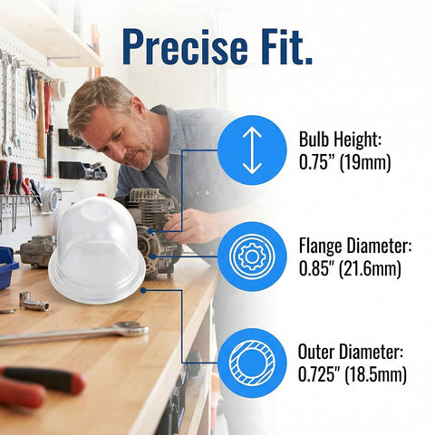BOAISDHY Echo and Stihl compatible primer bulb pump for easy repairs.
