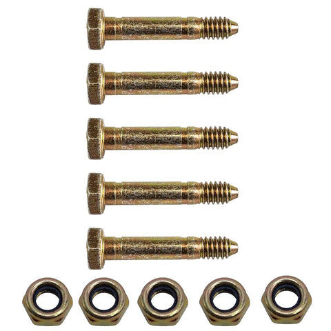 BOAISDHY 53200500 snow blower shear bolts and nuts set, ideal for fast repairs in cold weather.