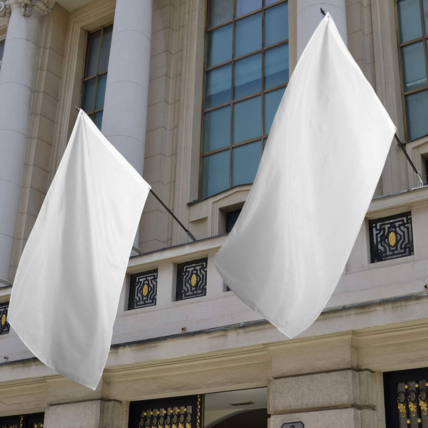 Boao flags crafted from 175g silk taffeta for a premium look.