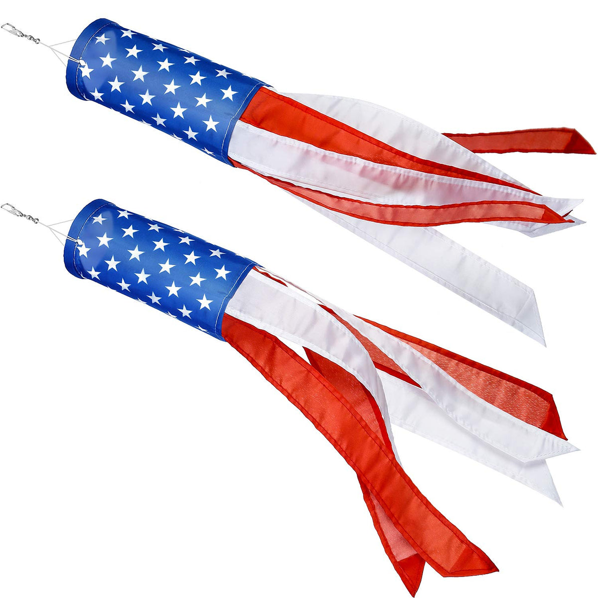 Boao 2-pack windsock angled display for outdoor decoration