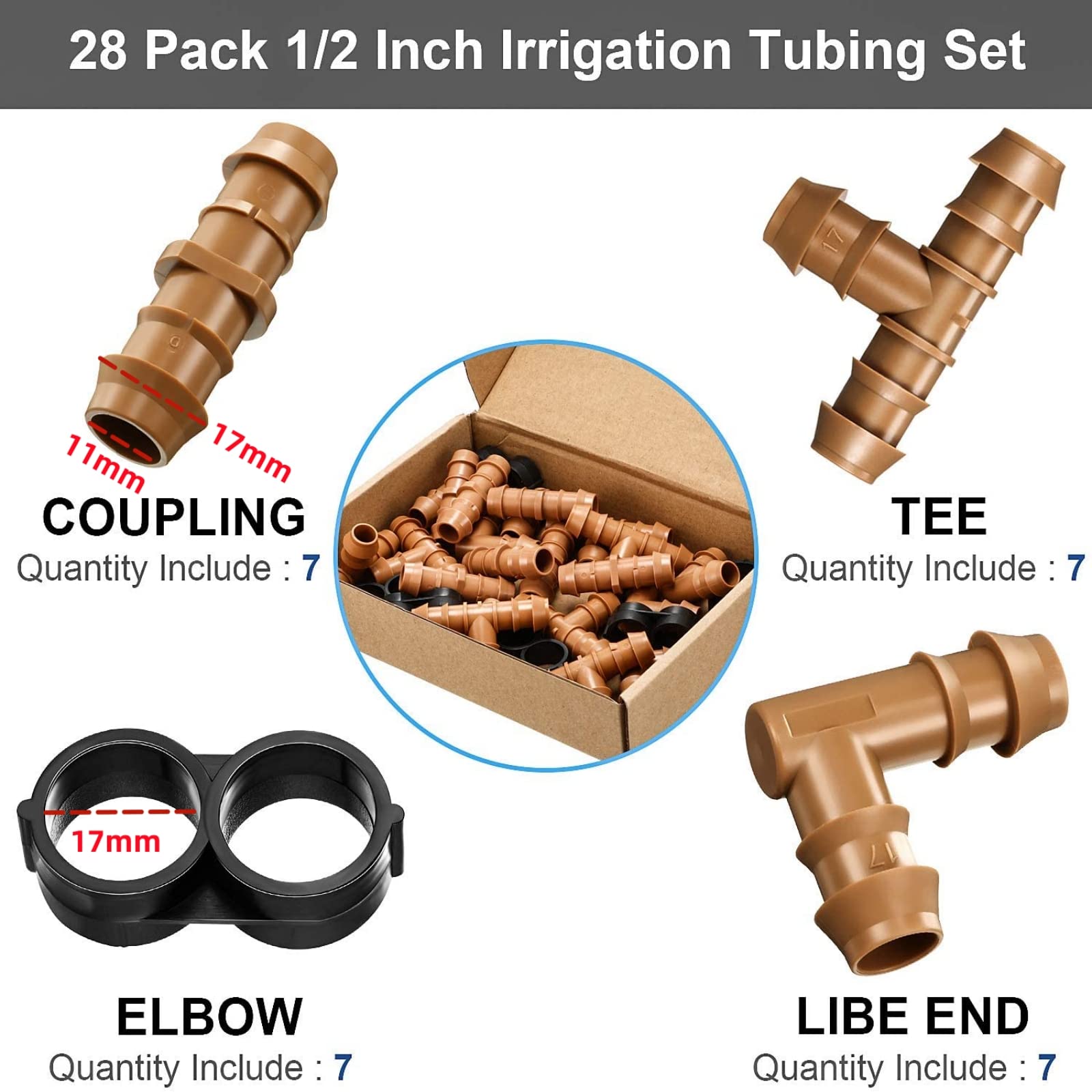 Boao couplings provide watertight seals for reliable drip lines