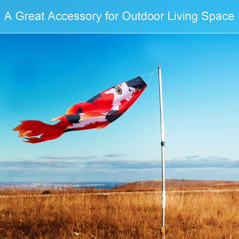 Boao koi fish windsock brings playful celebration to parties and outdoor gatherings.
