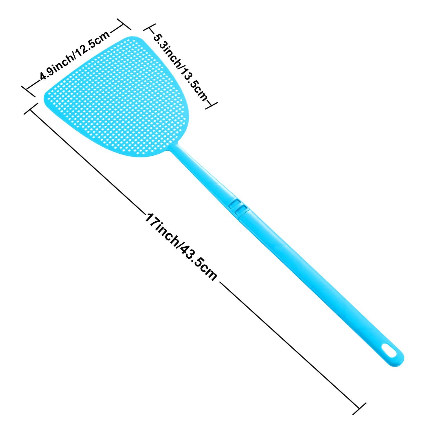 Boao long-handle fly swatter for easy reach during outdoor and campsite use.