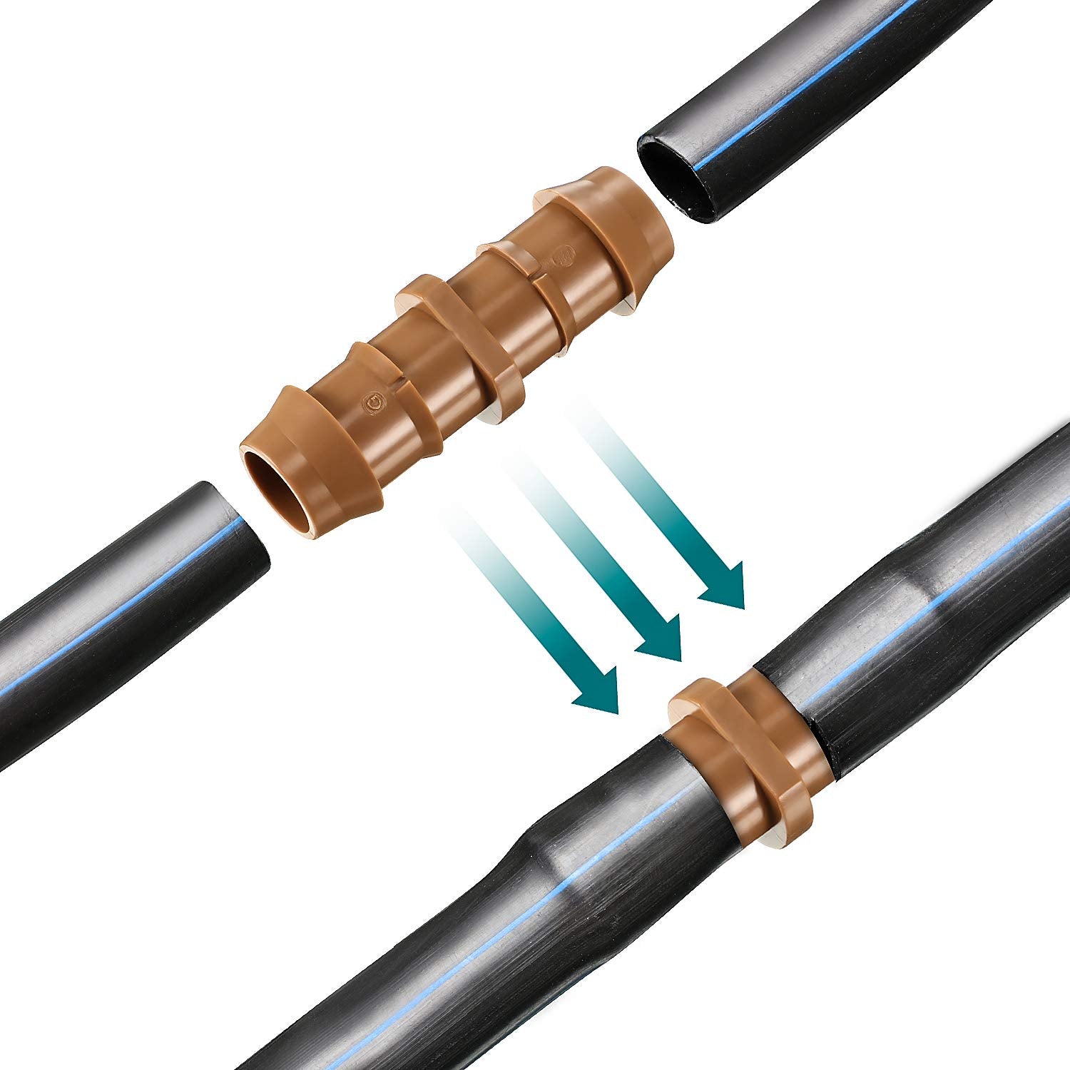 Boao plastic barbed connector delivers durable irrigation links