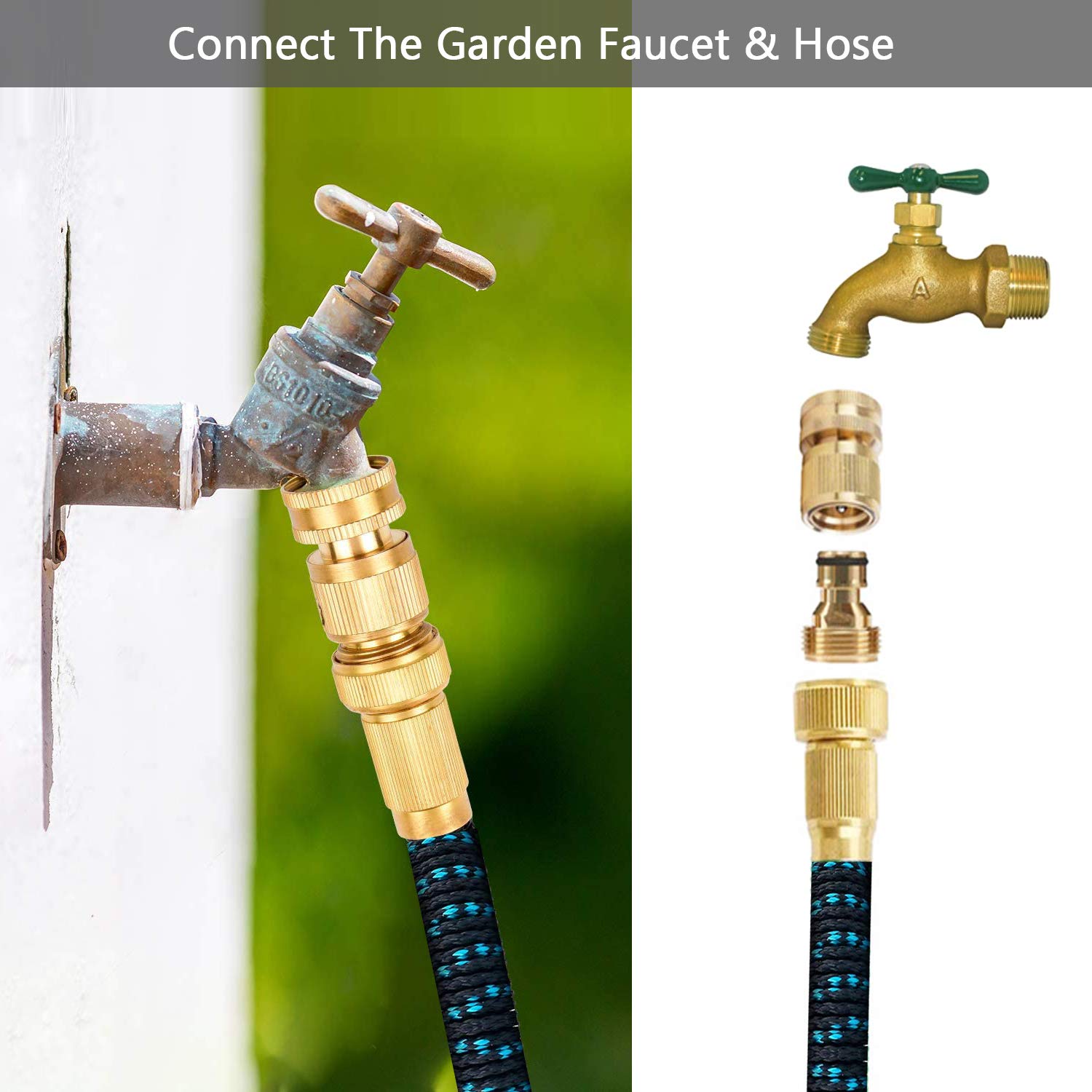 BoArt easy one-handed install design for quick hose setup.