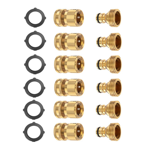 BoArt solid brass quick connectors for durable, rust-resistant hose fittings.