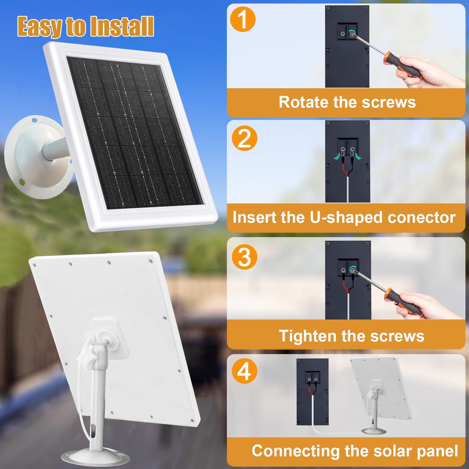BOBUY Ring solar charger IP65 waterproof panel withstands rain and dust.