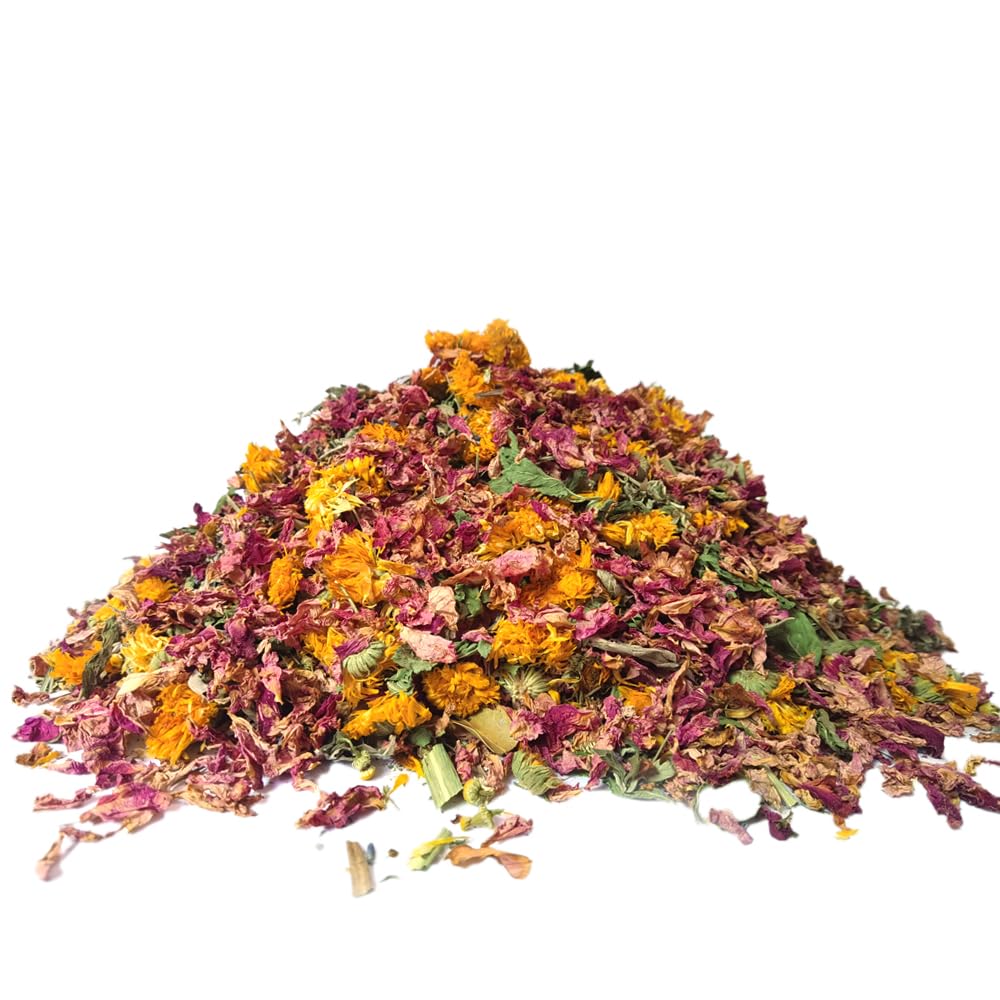 BODISEINT dried chicken nesting herbs in a jar, refreshing the coop atmosphere