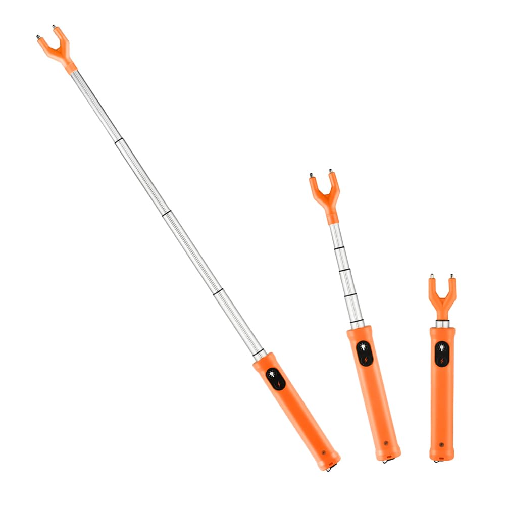 BODISEINT rechargeable cattle prod with LED light for improved night herding