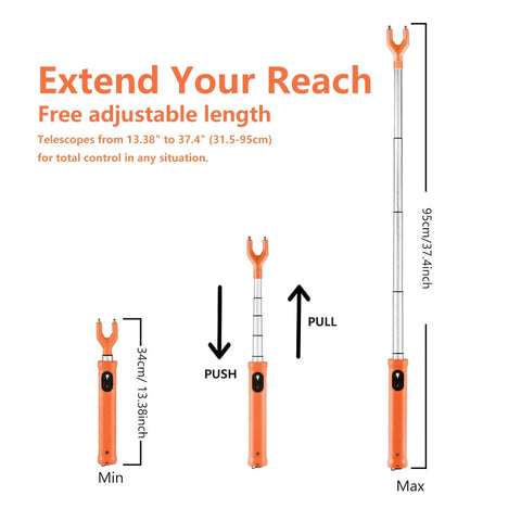 BODISEINT waterproof electronics cattle prod withstands rain in fieldwork