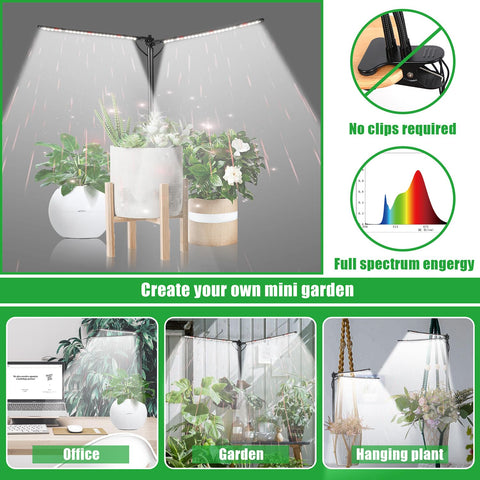 bodkar adjustable-height plant light adapts to growth stages with ease