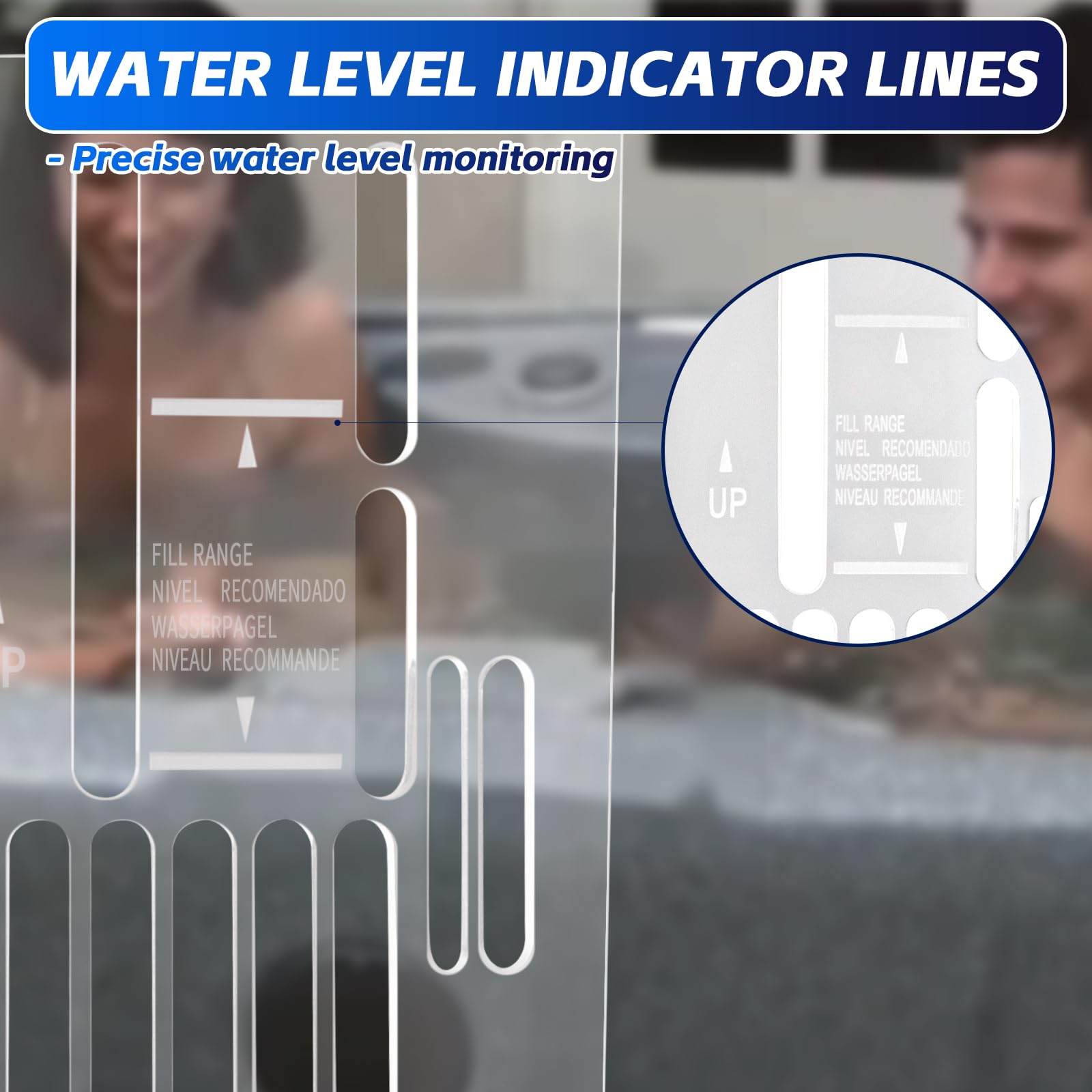 Bodoniy spa waterfall grate uses high-temperature materials resisting deformation in hot tubs.