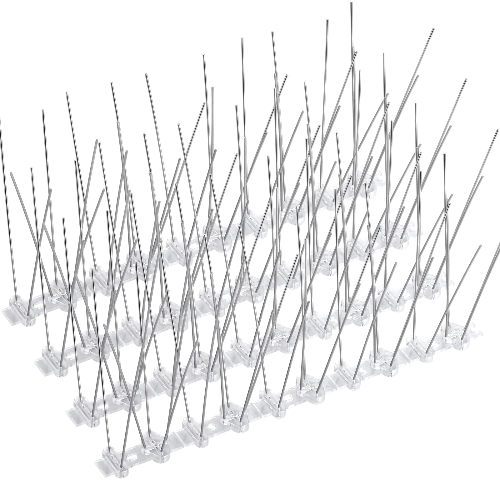 Boenoea Bird Spikes on fence installation deter birds while blending with outdoor decor