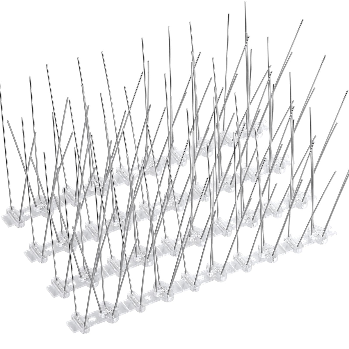 Boenoea Bird Spikes on fence installation deter birds while blending with outdoor decor