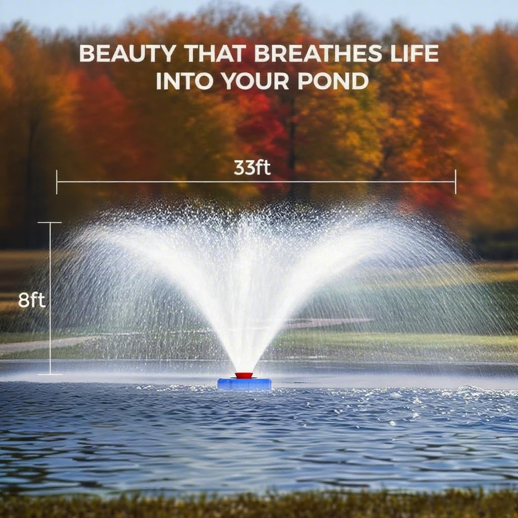 BOFEKTE easy-install pump suitable for shallow water as little as 18 inches